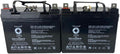 SPS Brand 12V 35Ah Replacement battery (SG12350) for Pride Mobility Jazzy Select 6 (2 PACK)