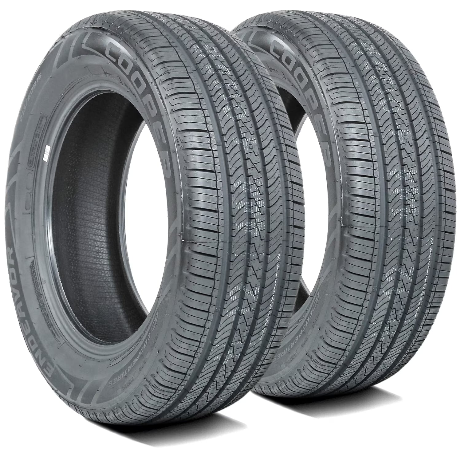 Pair of 2 (TWO) Cooper Endeavor 225/60R16 98H AS A/S All Season Tires Fits: 2010 Subaru Outback 2.5i, 2005 Subaru Outback i