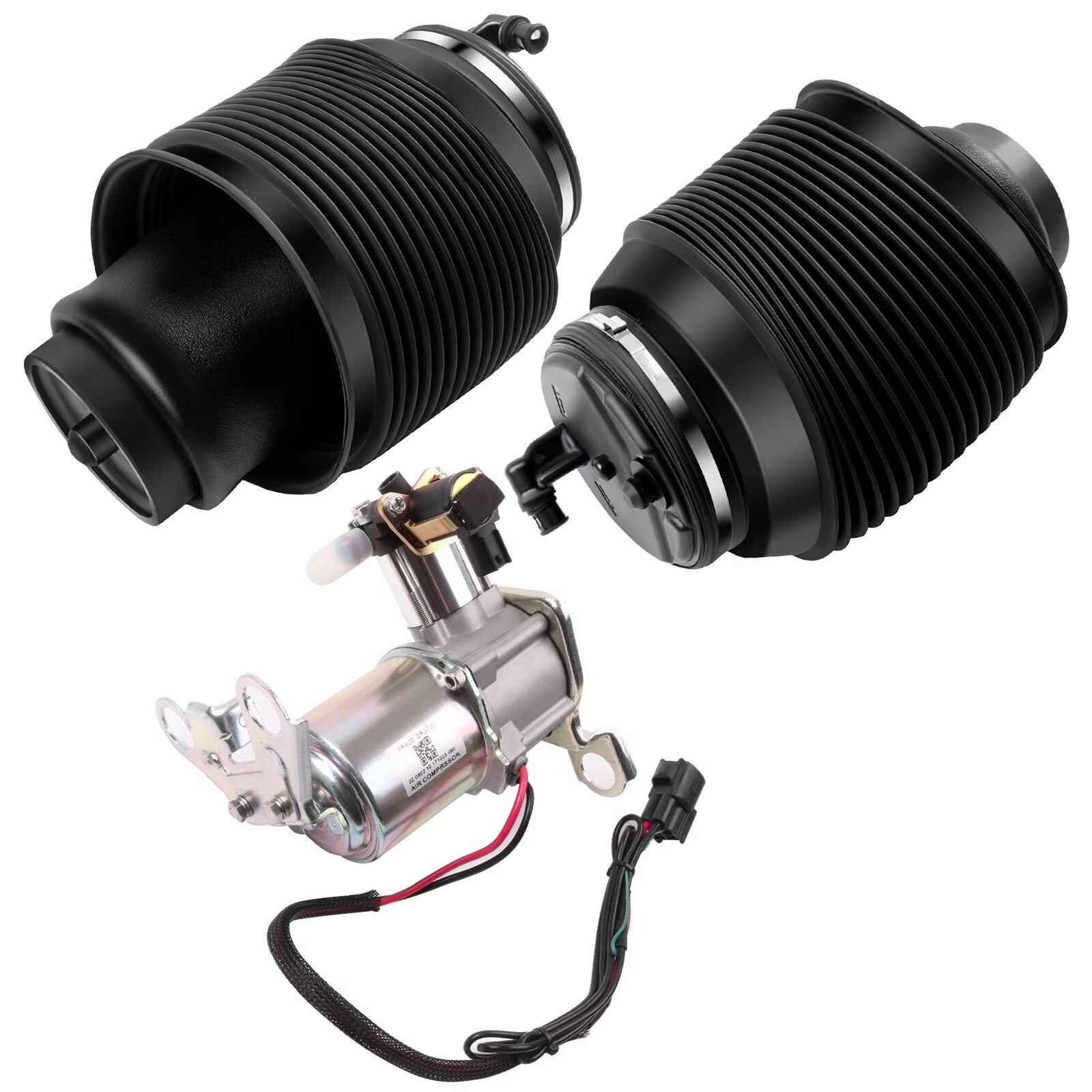 cciyu Air Suspension Shocks Air Struts Absorbers Suspension Air Pump fit for Lexus for GX470 2003-2009,for Toyota for 4Runner 2002-2009