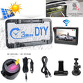iMeshbean Wireless Waterproof HD Solar License Plate Rear View Backup Camera Night Vision