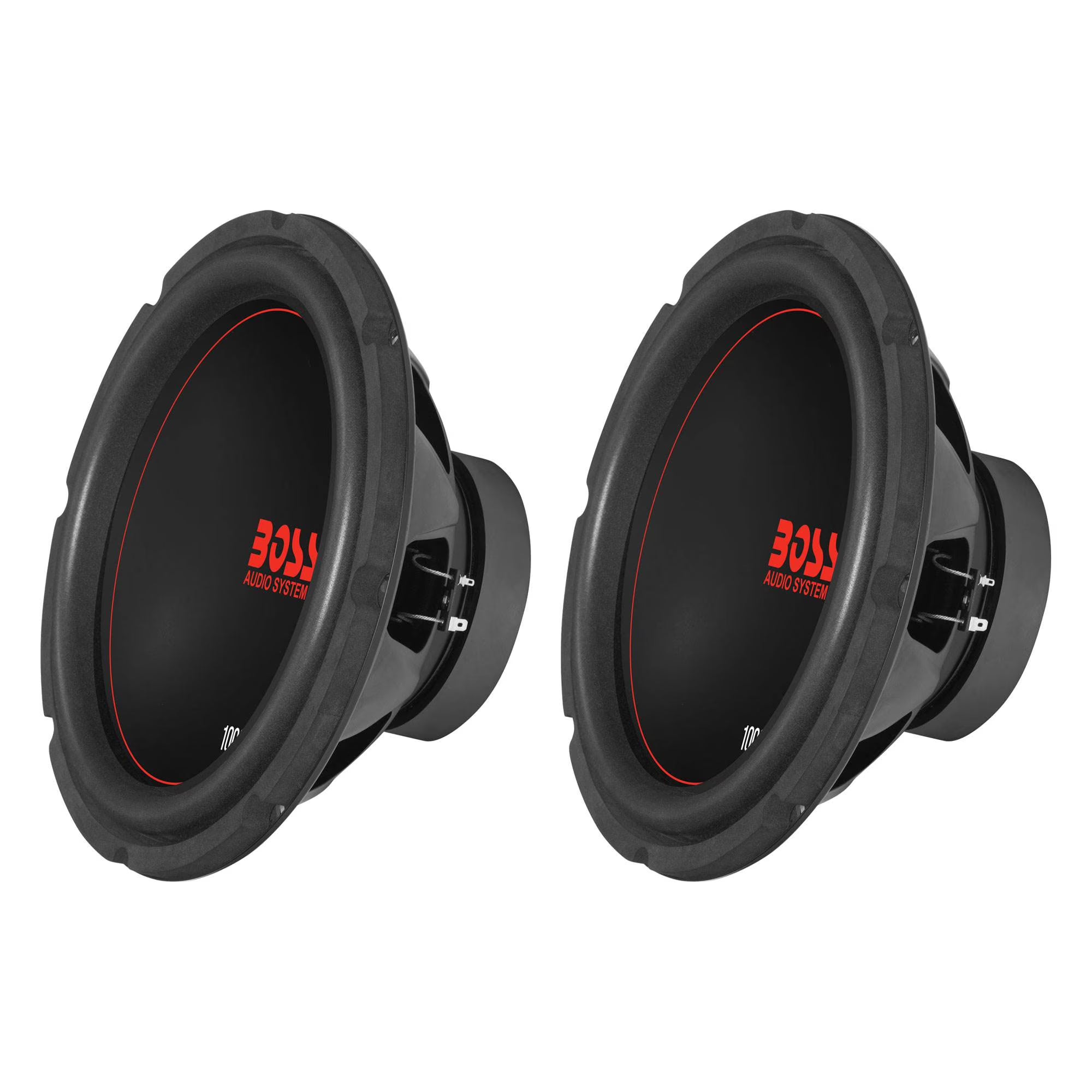 Boss Chaos Exxtreme 10  1000W Dual Voice Coil 4 Ohm Car Audio Subwoofer (2 Pack)