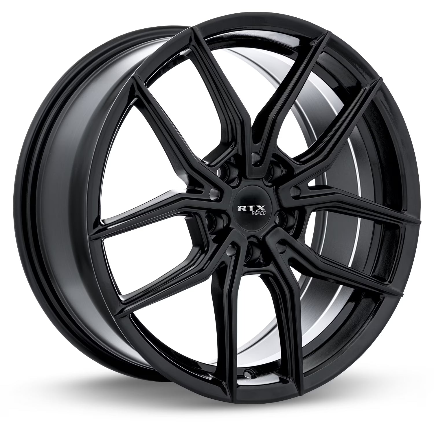 RTX SW05 17x7.5 5x114.3 ET35 CB73.1 Gloss Black Wheel