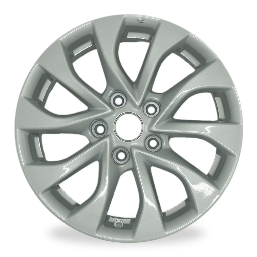Velospinner Alloy 16  x 6.5  Automotive Rim Brand New Single Wheel for Nissan Sentra 2016 - 2019 Silver OEM Quality Replacement 62756
