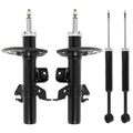 cciyu 4x Front Rear Shocks Absorbers Fit for 2015-2017 for Chrysler 200 72932 72933 kG5514 346254 5514 Auto Shocks Gas Shocks Struts Amortiguadores