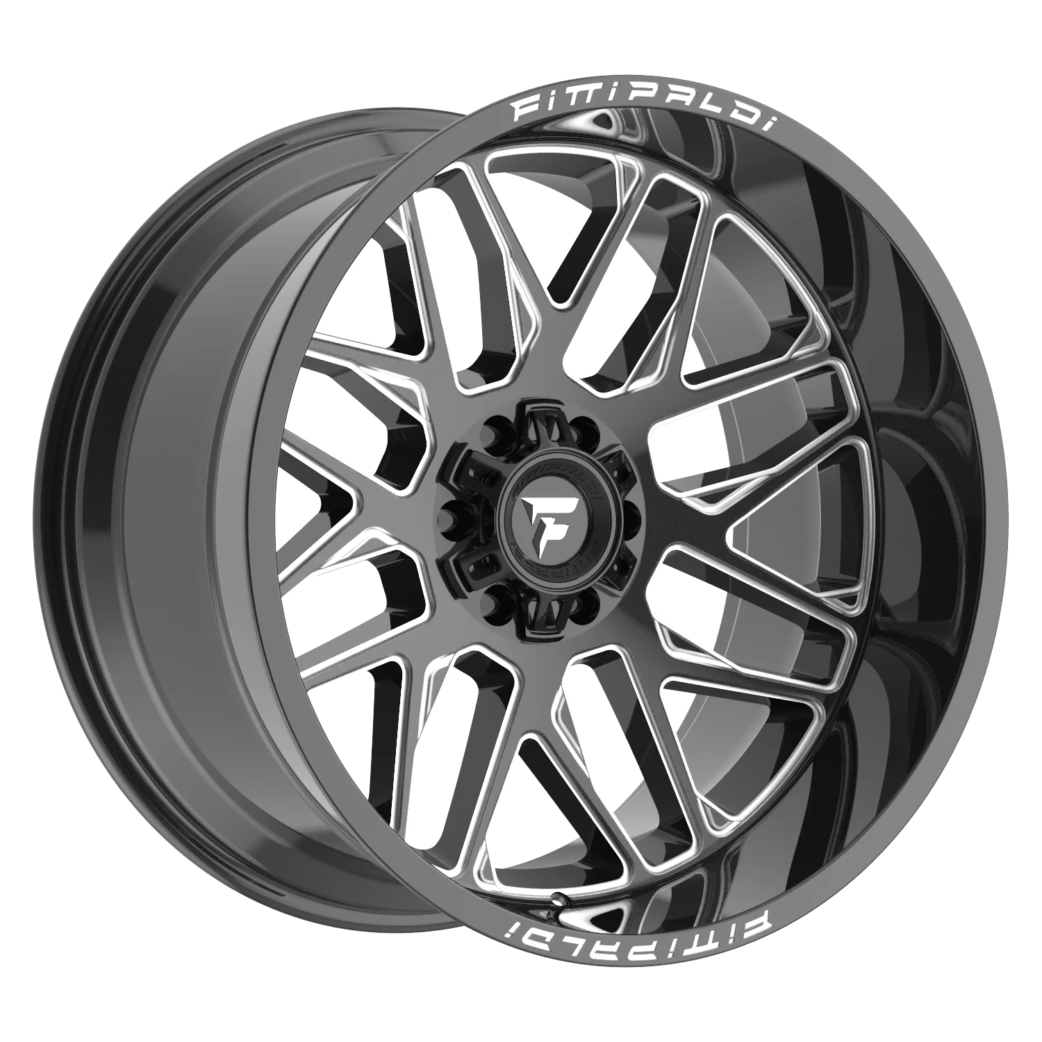 20x10 Fittipaldi Offroad FA19BM Black Wheel 8x180 (-19mm)