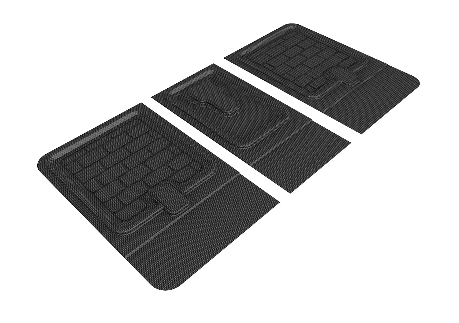 3D MAXpider Custom Fit Kagu Seatback Protector (Black) Compatible with Tesla Model Y 2020-2025 - 2nd Row Seatback Protector