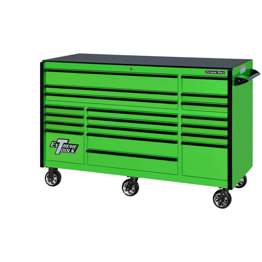 Extreme Tools 72¡å x 30¡å, 19 Drawer Roller Cabinet with 250 lbs. drawer slides, RX 250 Series