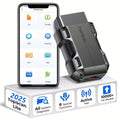 TOPDON TopScan OBD2 Scanner Bluetooth, Bi-Directional Scanner Wireless All System Diagnostic Tool for iOS & Android, 8+ Hot Reset, Repair Guides, Check Engine Car Code Reader