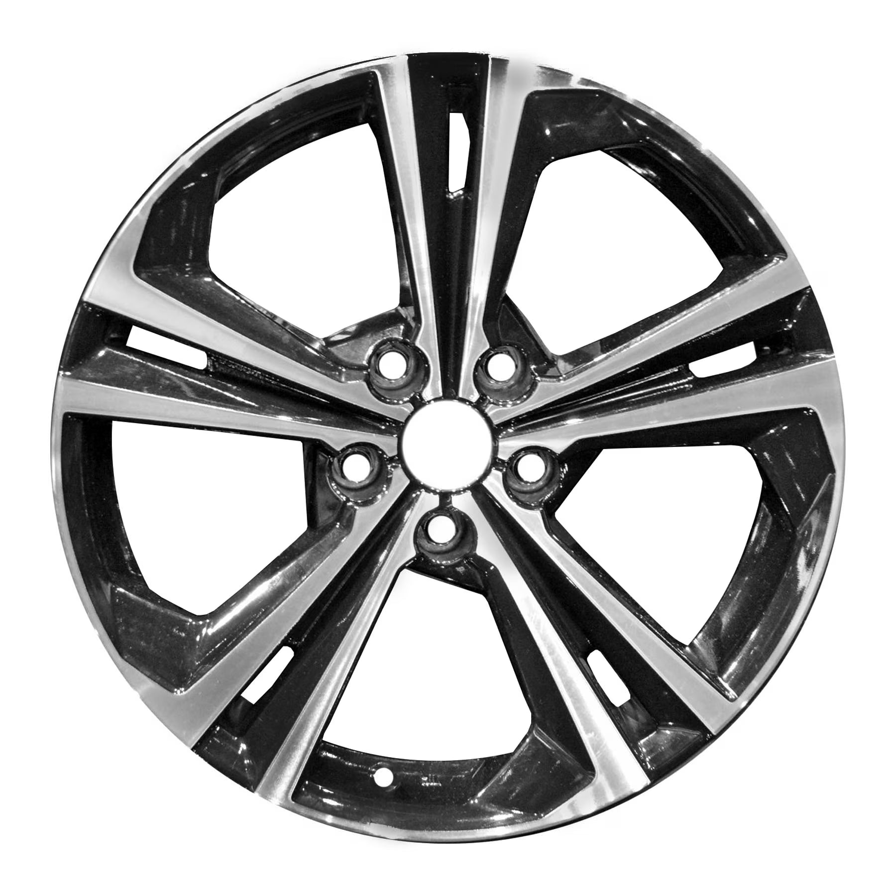 Pre-Owned Original Equipment Machined and Painted Gloss Black Wheel; Aluminum 18 x 7.5 fits 2020-2022 Nissan Sentra (Good)