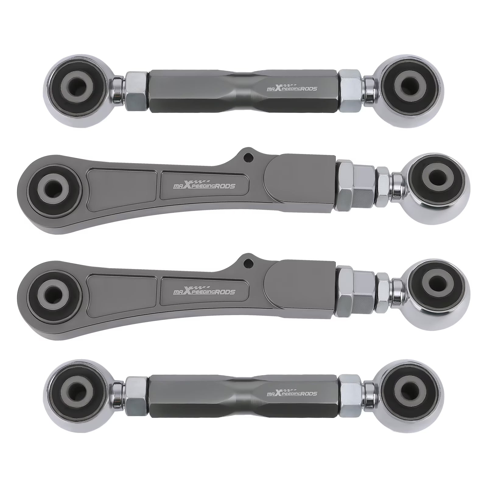 maXpeedingrods Adjustable Camber Toe Control Arm Kit for Tesla Model S 2012-2022, for Tesla Model X 2016-2022, +/-3??Adjustable Aluminum Control Arm