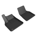 3D MAXpider Custom Fit Kagu Floor Mat (Black) Compatible with Tesla Model Y 2021-2024 - Front Row