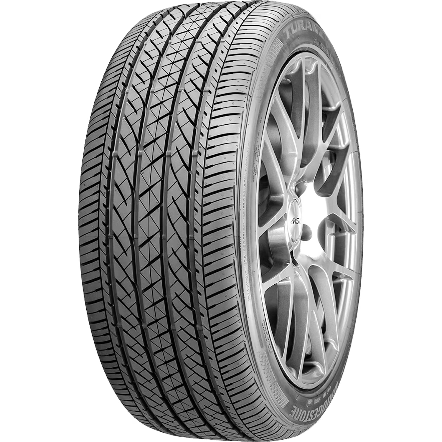 Set of 4 (FOUR) Bridgestone Turanza EL440 235/40R19 92V A/S All Season Tires Fits: 2018-19 Toyota Camry XSE, 2020-21 Nissan Altima SR