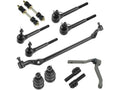 Front Ball Joint Sway Bar Link Tie Rod End Kit 12 Piece - Compatible with 1982 - 1992 Pontiac Firebird 1983 1984 1985 1986 1987 1988 1989 1990 1991