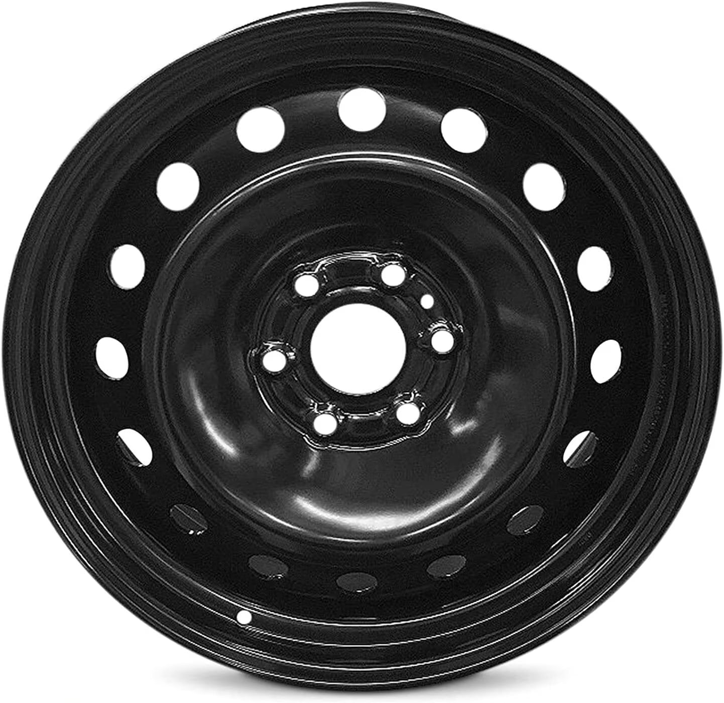 Wheel Rim for 2007-2021 GMC Yukon XL 20 in Black Steel Rim Direct Fit