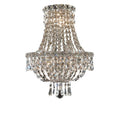 Elegant Lighting - Tranquil - Three Light Wall Sconce-Chrome Finish-Royal Cut