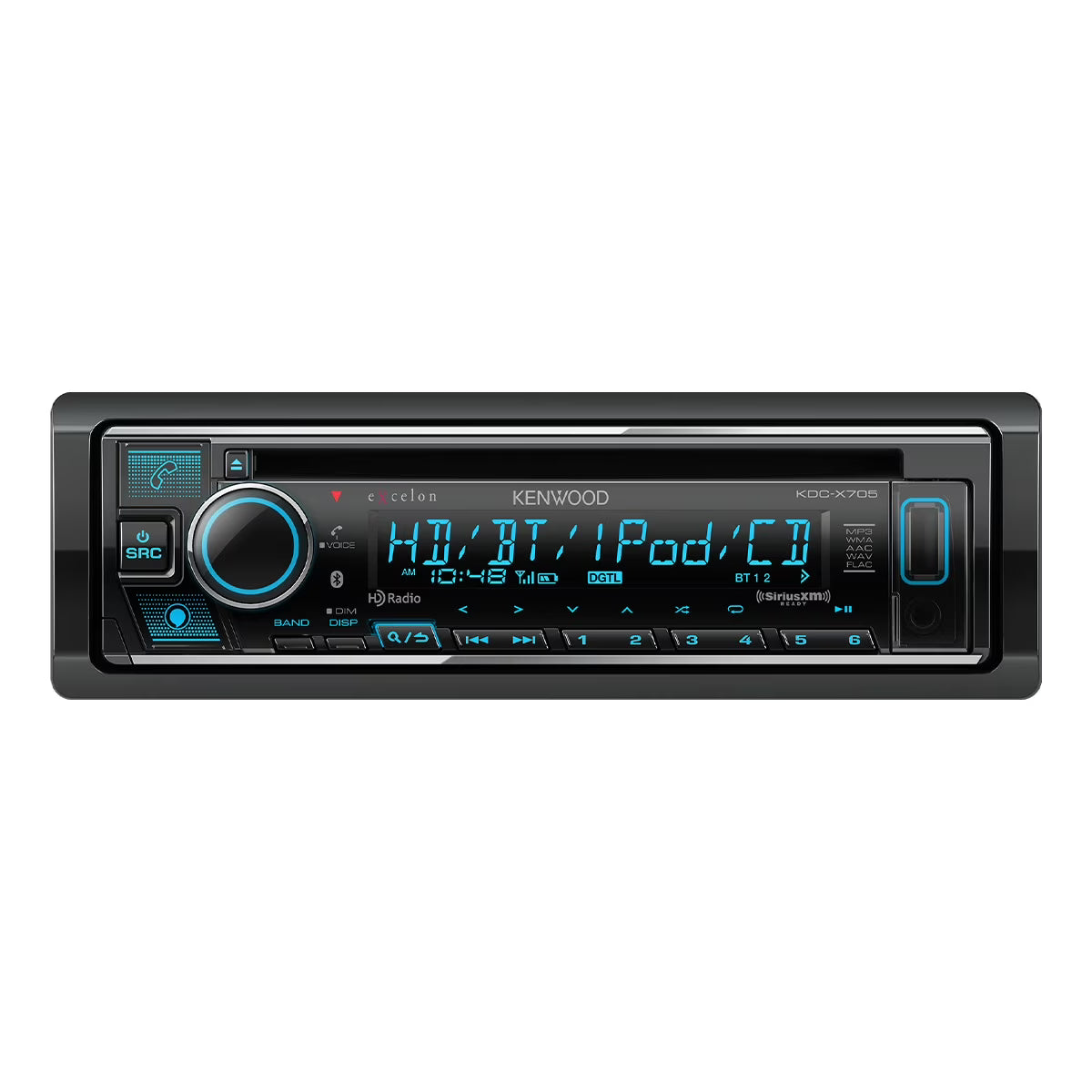 Kenwood KDC-X705 CD Receiver with Bluetooth & HD Radio