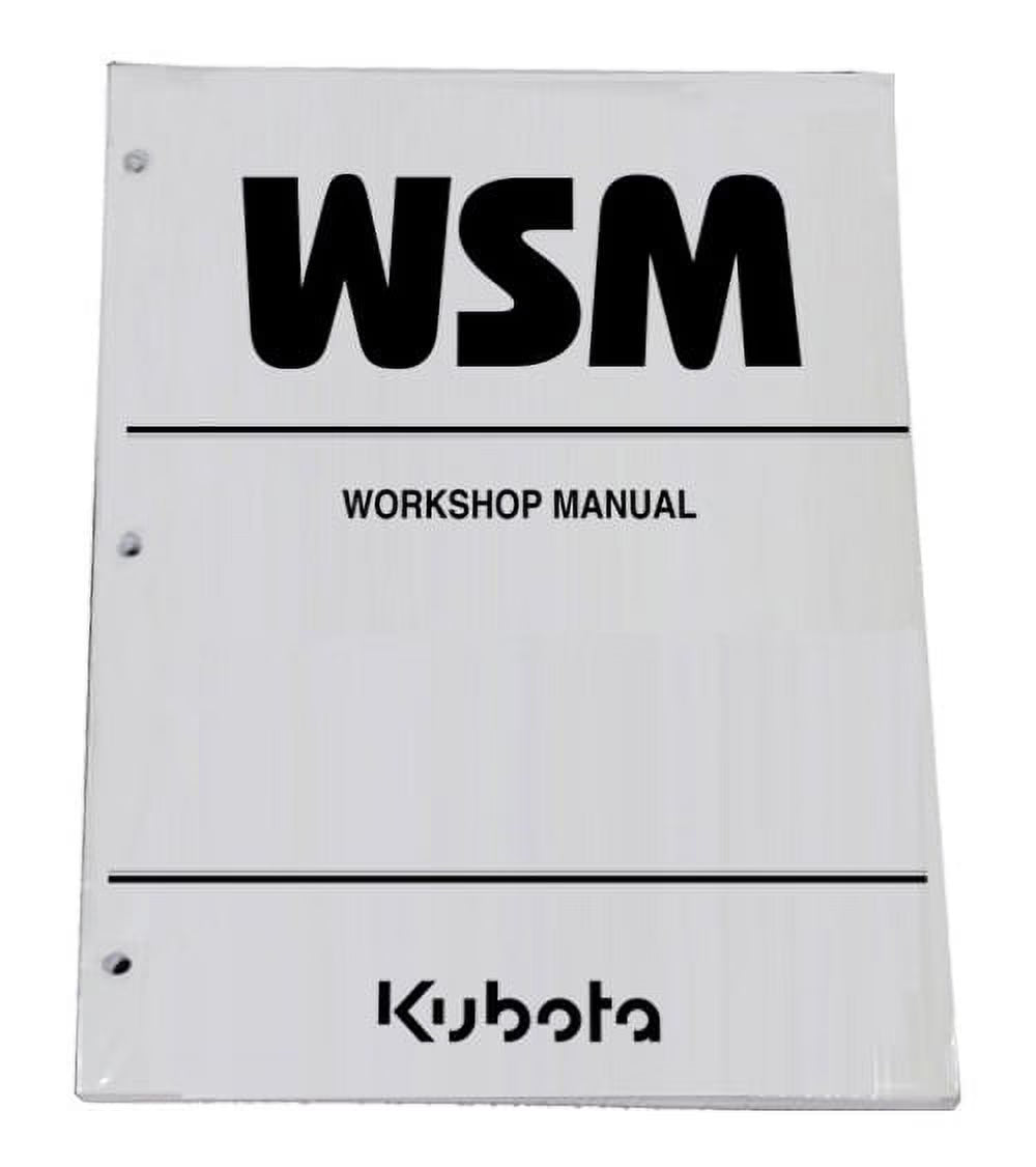Kubota KX121-3, KX161-3 Excavator Workshop Repair Service Manual - Part Number # 97899-60550