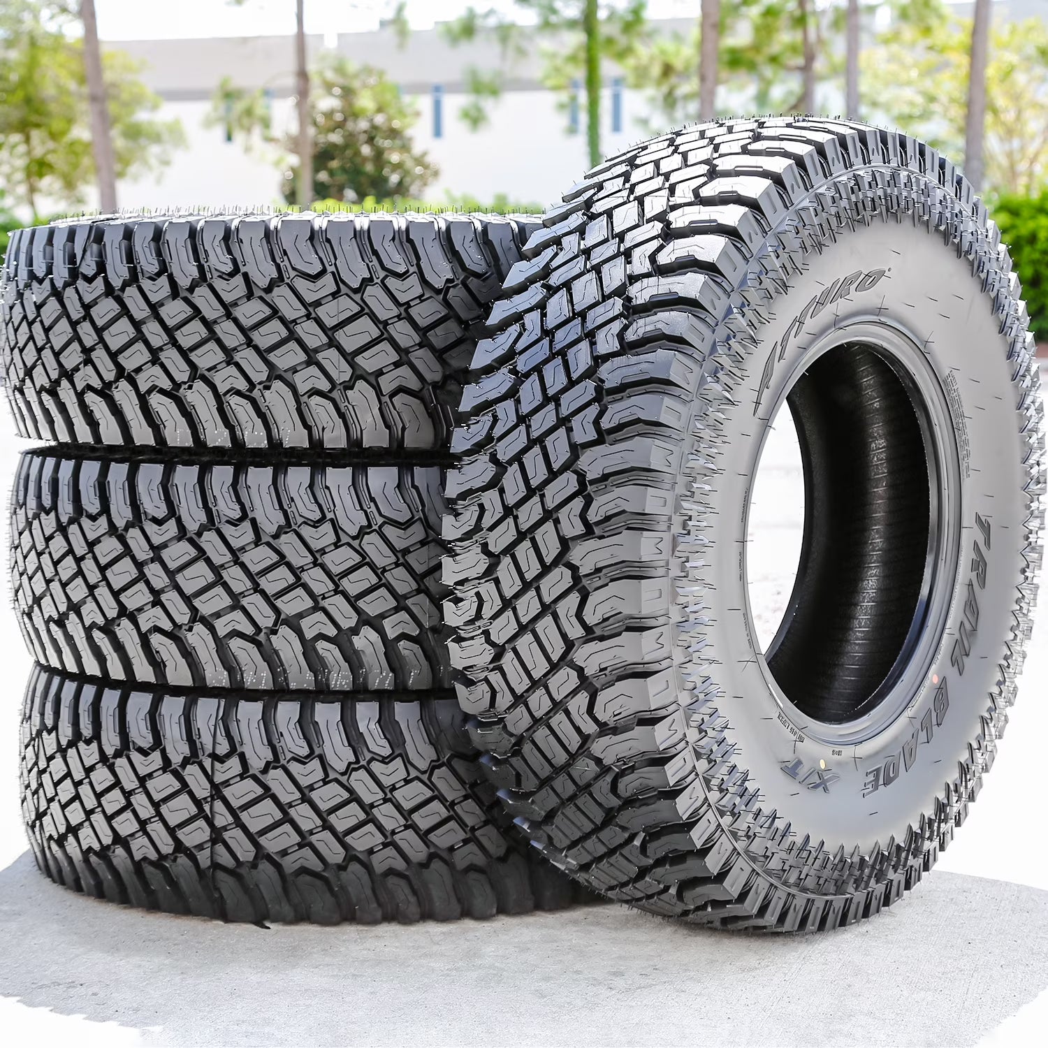 Set of 4 (FOUR) Atturo Trail Blade X/T LT 285/70R17 121Q E (10 Ply) AT A/T All Terrain Tires Fits: 2021-23 Jeep Wrangler Unlimited Rubicon 392, 2018-20 Jeep Wrangler Unlimited Rubicon