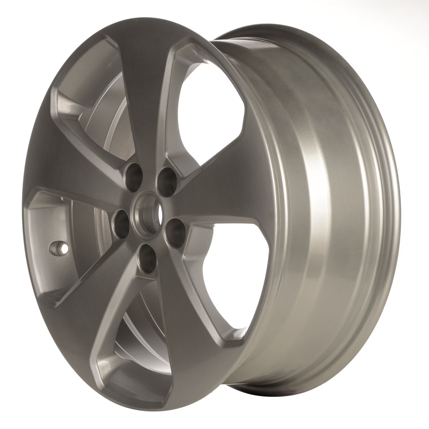 Aftermarket 2011-2012 Chevrolet Cruze 17x7 Aluminum Alloy Wheel, Rim Sparkle Silver Full Face Painted - 5475