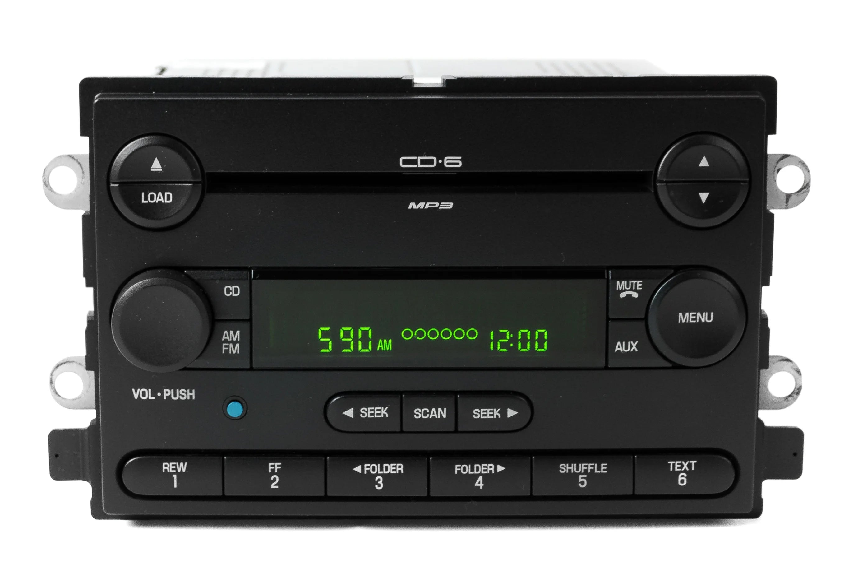 Restored 2005 Ford F-150 Truck Radio AM FM 6 Disc Player w Bluetooth Music 5L3T-18C815-FJ (Refurbished)
