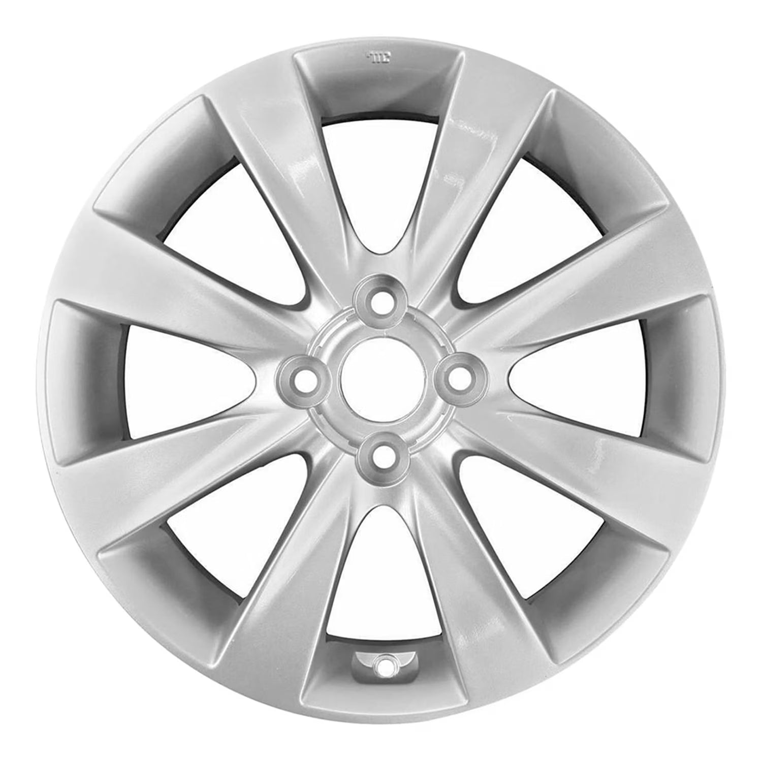 Remanufactured Painted Bright Silver Metallic Aluminum Wheel 16 x 6 529101R305 fits 2012-2014 Hyundai Accent