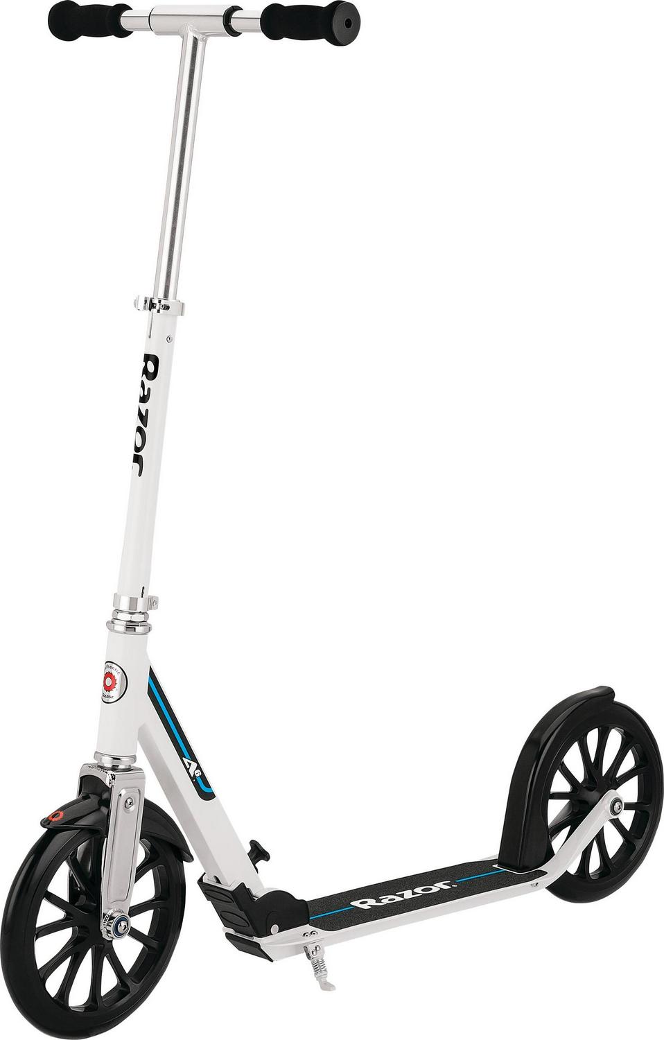 Razor A6 Folding Kick Scooter - 10¡å Large Wheels. Aluminum Frame. for Teen & Adult up to 220 lb