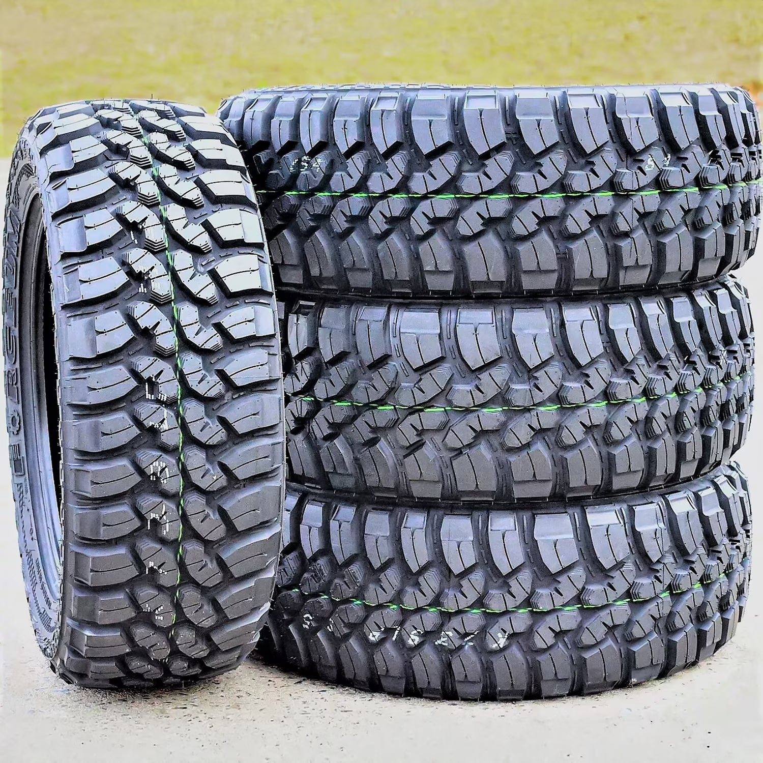 Set of 4 Forceum M/T 08 Plus 235/75R15 104/101Q C 6 Ply mud Light Truck Tires