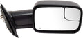 Kool Vue Towing Mirror Compatible With 2002-2009 Dodge Ram 3500 2500 Right Passenger Side Heated w/ Blind Spot Corner Glass Textured Black