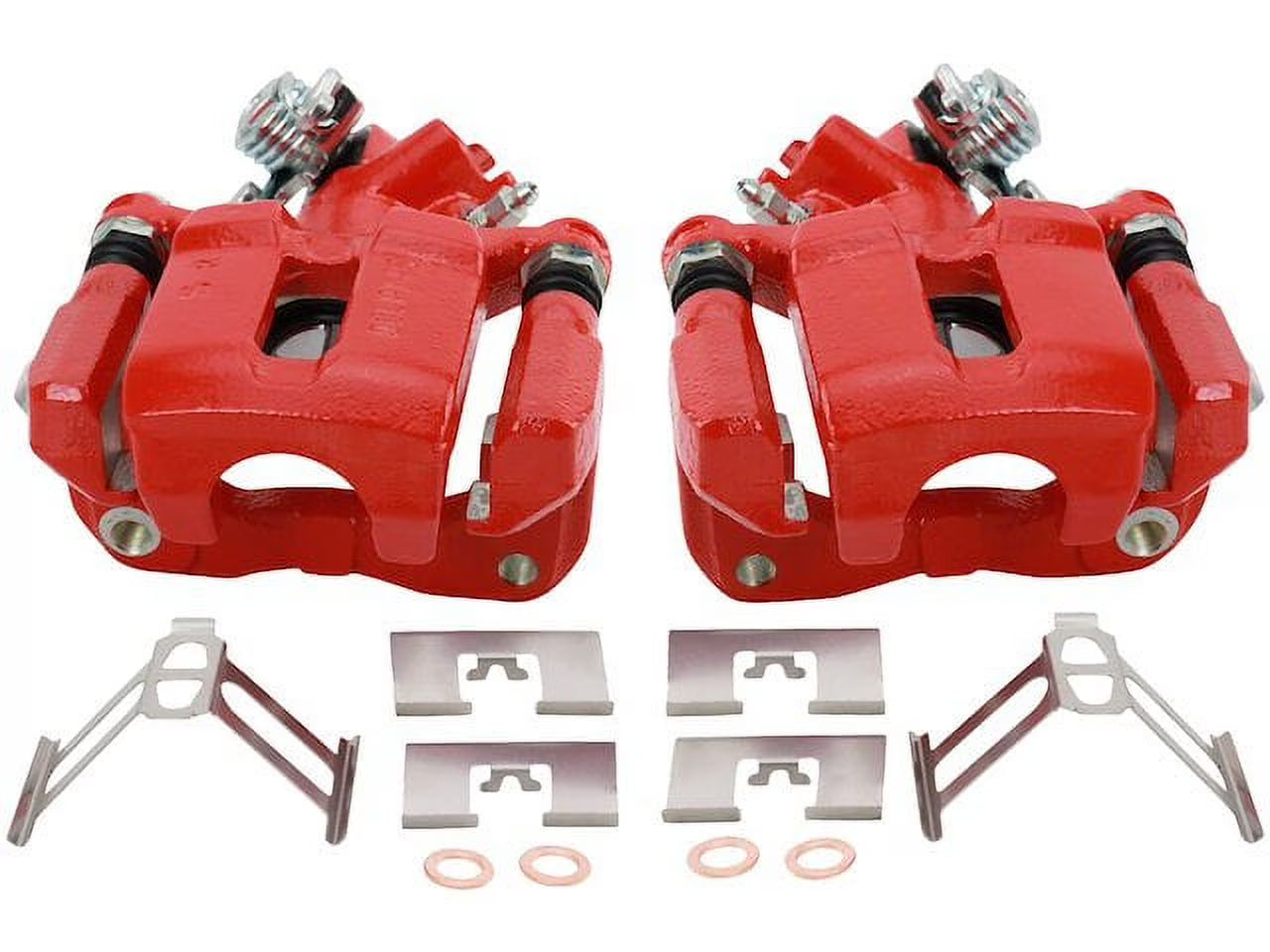 Rear Brake Caliper Set 2 Piece - Compatible with 2006 - 2015 Honda Civic 2007 2008 2009 2010 2011 2012 2013 2014