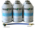 Arctic Air for R1234yf for Automotive Air Conditioning Systems, 6 Cans and Brass Hose, R-1234yf, R1234