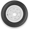 RubberMaster F78-15 (ST205/75D15) 6 Ply Highway Rib Tire and 6 on 5.5 Eight Spoke