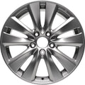 Remanufactured Painted Sparkle Silver Aluminum Wheel 17 x 7.5 42700TA0A73 fits 2011-2012 Honda Accord EX Sedan 4-Door