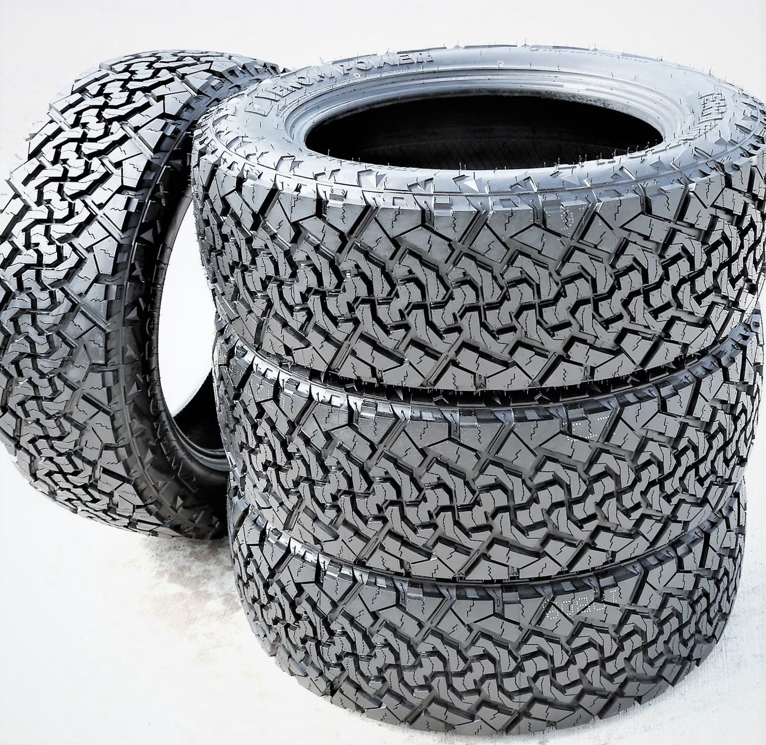 Set of 4 Venom Power Terra Hunter X/T 285/75R16 126/123Q E 10 Ply Extreme Terrain Light Truck Tires