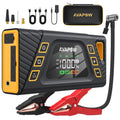 AVAPOW Jump Starter with Air Compressor, 150PSI 6000A Car Battery Jump Starter (for All Gas/10L Diesel), 12V Jump Box with LCD Display, Lights