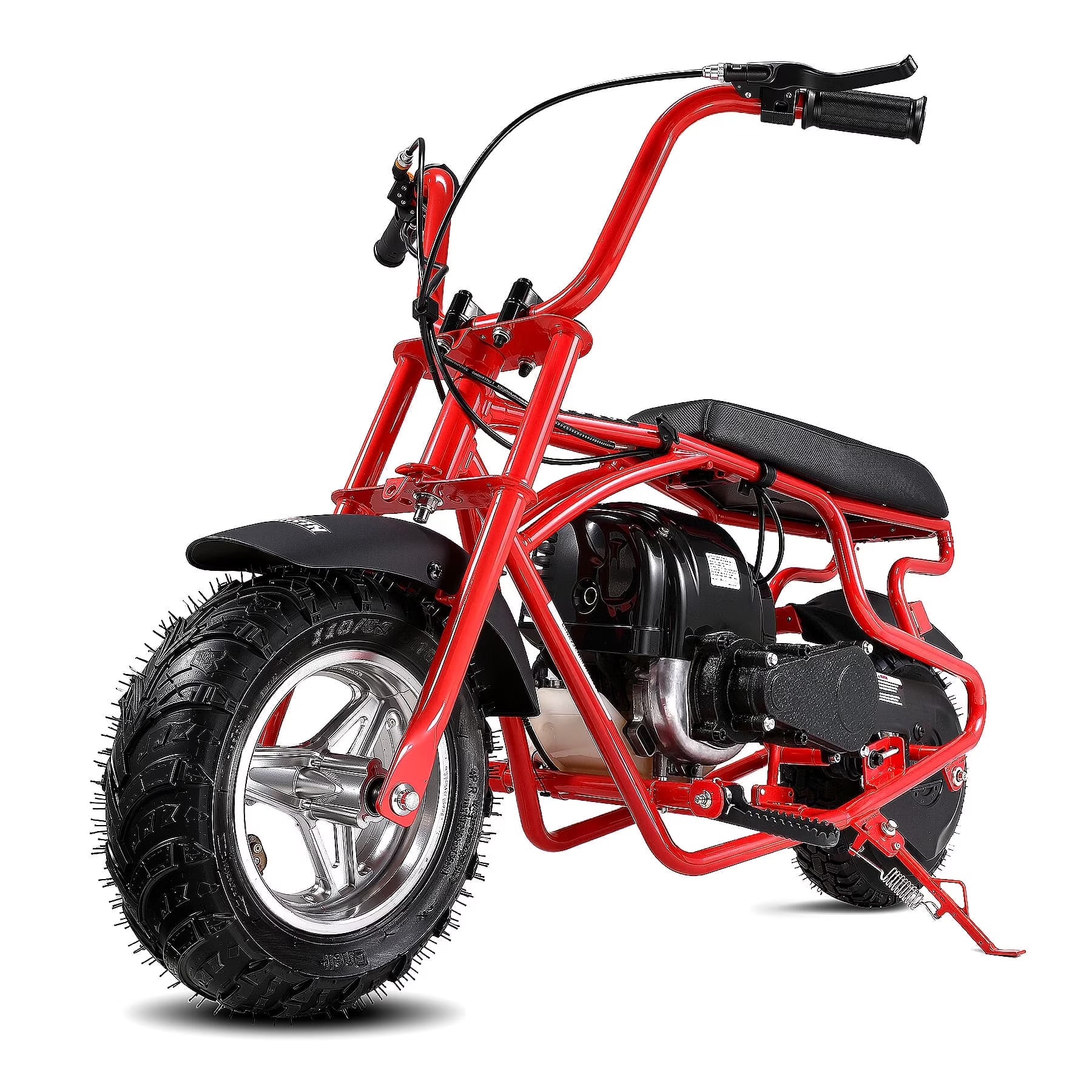Oryxearth Mini Dirt Bike, 37.7CC 4-Stroke Gas Power Off Road Bike for Teens, with Wide Tyres, Red