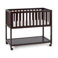 AFG Baby Furniture Mila Wooden Portable Bassinet Espresso