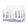 Child Craft Quincy 4-in-1 Convertible Crib. Baby Crib Converts to Day Bed. Toddler Bed and Full Size Bed. 3 Adjustable Mattress Positions. Non-Toxic. Baby Safe Finish (Matte White)