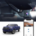 Fitcamx 4K Dash Cam for Toyota Tacoma 2018 - 2023 Limited SR5 SR TRD Sport Off-Road Pro, OEM Look, Plug & Play, 64GB Card