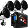 GoHawk 4  Waterproof Motorcycle Bluetooth Speakers Stereo Amplifier Audio System Harley ATV FM Radio