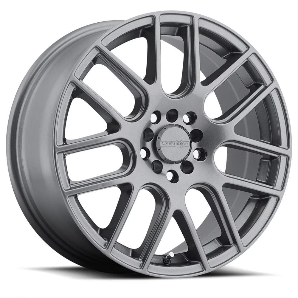 14x5.5 Vision 426H Cross Gunmetal Wheel 4x100/4x4.5 (38mm)