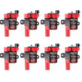 8 Pack Round UF262 Ignition Coils for Chevy Silverado GMC LS1 LS3 4.8 5.3 6.0L D585