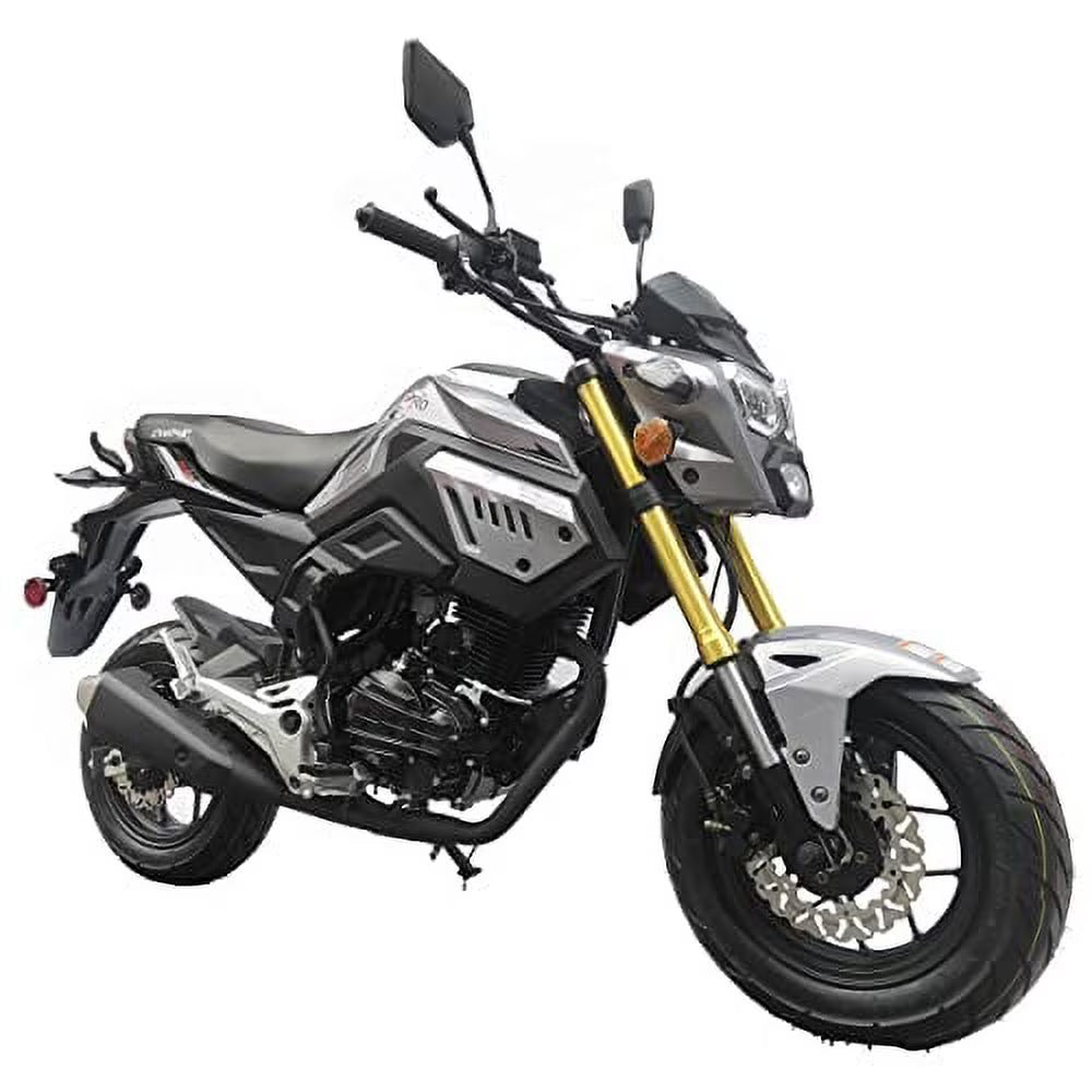 X-Pro Brand New 150cc Gas Motorcycle with 5-Speed Manual Transmission Electric/Kick Start 12  Wheels