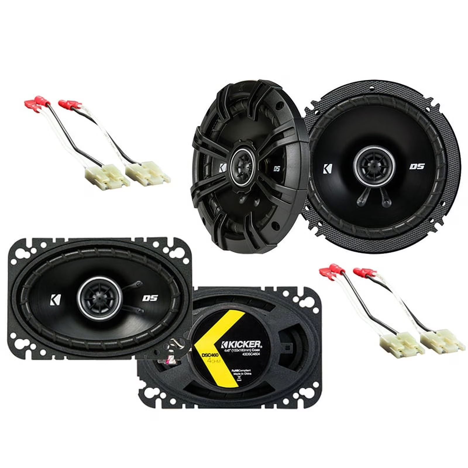 Fits Chevy S-10 Blazer 1990-1994 OEM Speaker Upgrade Kicker DSC46 DSC65 Package
