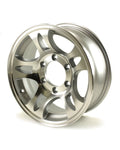 15x6 6-Lug on 5.5  Aluminum T03 Trailer Wheel - T03-56655T