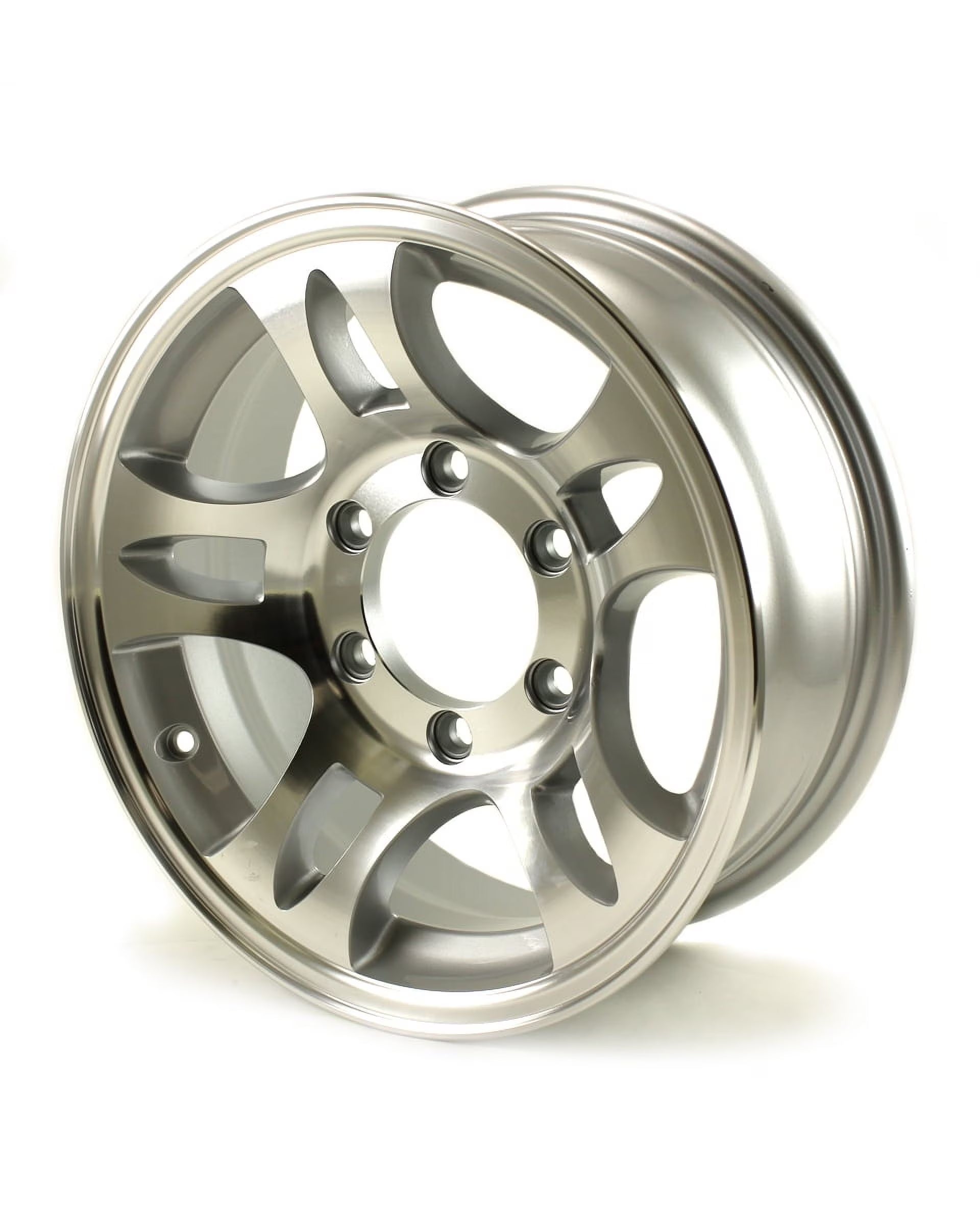 15x6 6-Lug on 5.5  Aluminum T03 Trailer Wheel - T03-56655T