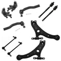TRQ 10pc Steering Suspension Kit Control Arms Ball Joints Tie Rods End Links PSA59243 Fits select: 2004-2006 TOYOTA CAMRY, 2004-2006 LEXUS ES