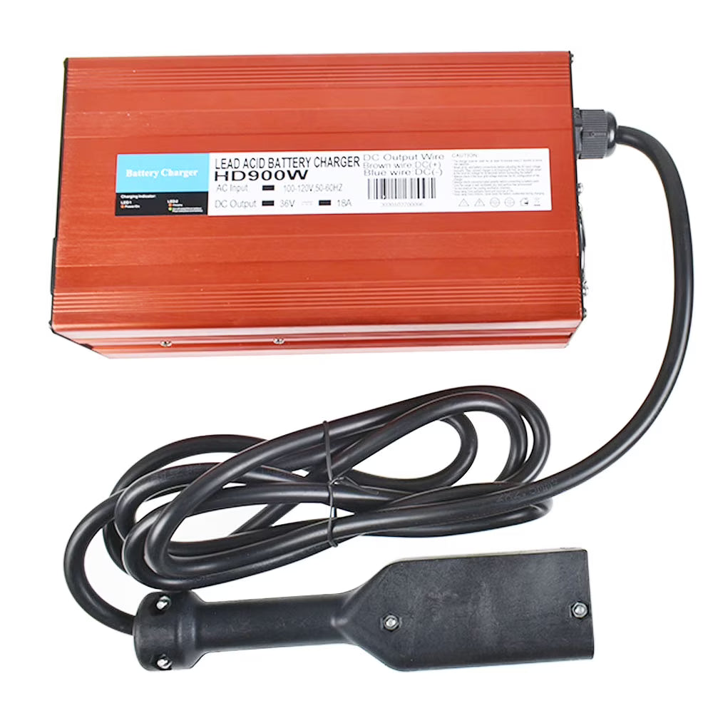 munirater 36 Volt 18 Amp Battery Charger for EZ-GO TXT Golf Carts  D  Style Plug Charger