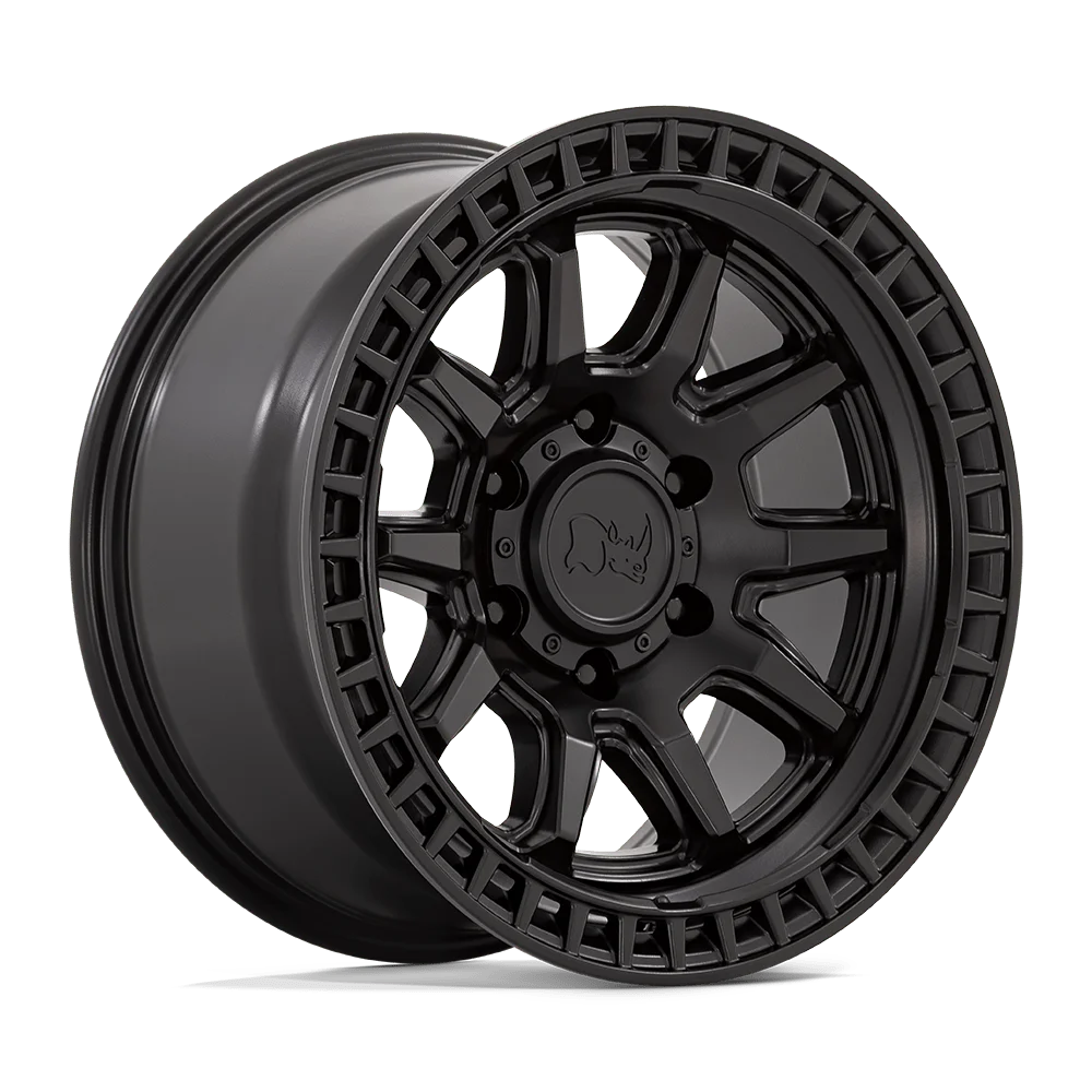 Black Rhino Cast Aluminum Rim BR001 17X8.5 5X5.0 M-BLK 34MM, BR001MX17855034
