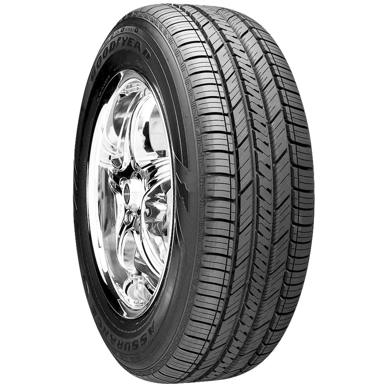 Goodyear Assurance Fuel Max 225/55R17 97V All Season Fuel-Efficient A/S Tire 738754571 / 225/55/17 / 2255517 Fits: 2016-19 Chevrolet Malibu Hybrid. 2011-13 Chevrolet Impala LT