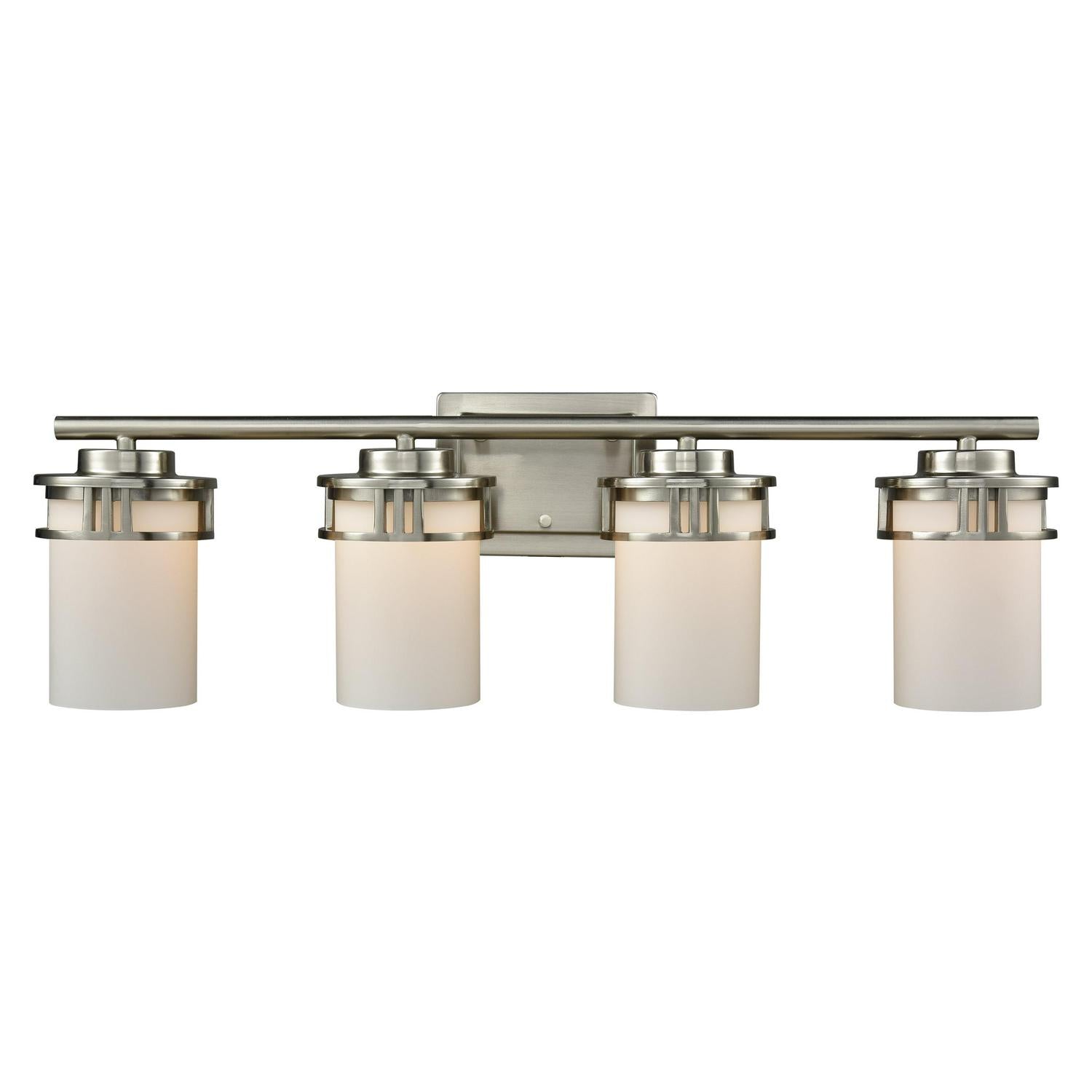 Elk Home 27-Inch Wide Ravendale Vanity Light. Brushed Nickel